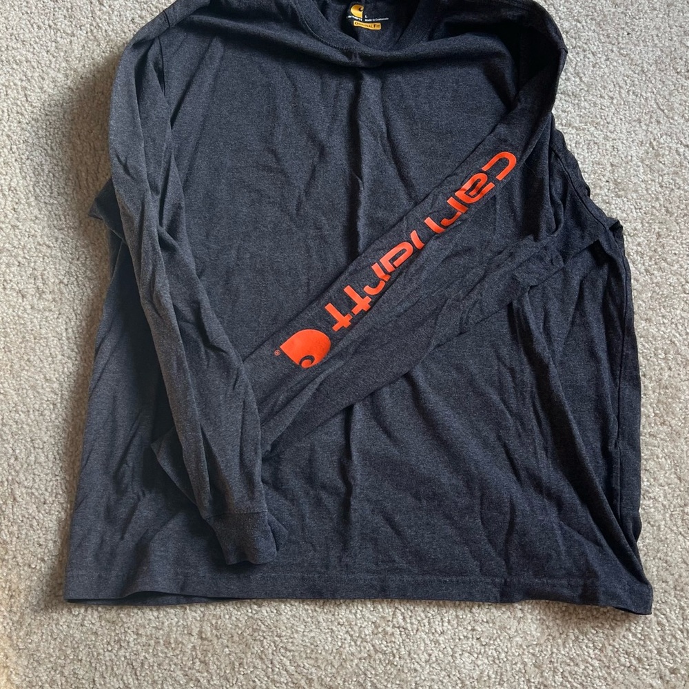 Carhartt Men's Gray Long Sleeve Shirt